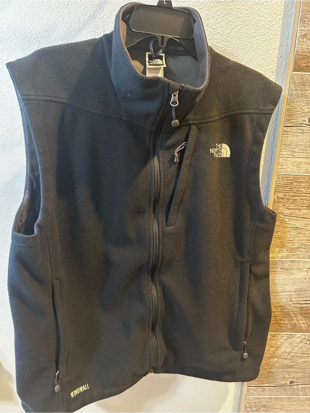 The North Face Black WindWall Fleece Vest - Men's